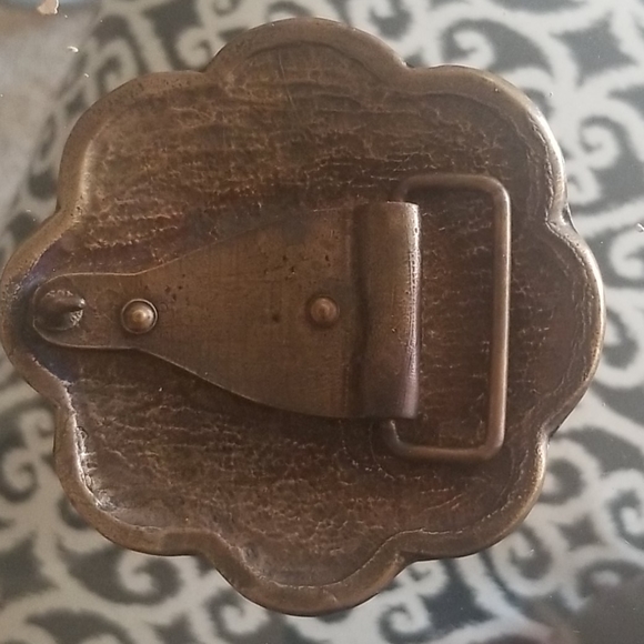 Bronze Rhinestone Belt Buckle - Picture 3 of 5